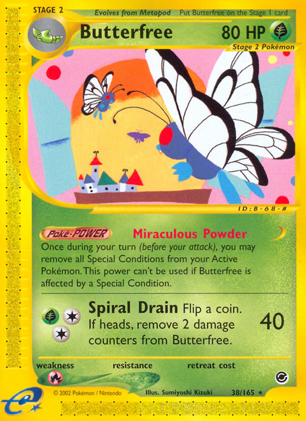 Butterfree (38/165) [Expedition: Base Set] | Game Haven TX
