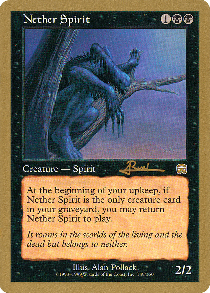 Nether Spirit (Antoine Ruel) [World Championship Decks 2001] | Game Haven TX