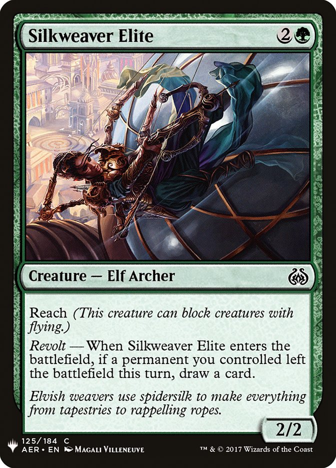 Silkweaver Elite [Mystery Booster] | Game Haven TX