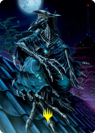 Jin-Gitaxias, Progress Tyrant Art Card (Gold-Stamped Signature) [Kamigawa: Neon Dynasty Art Series] | Game Haven TX