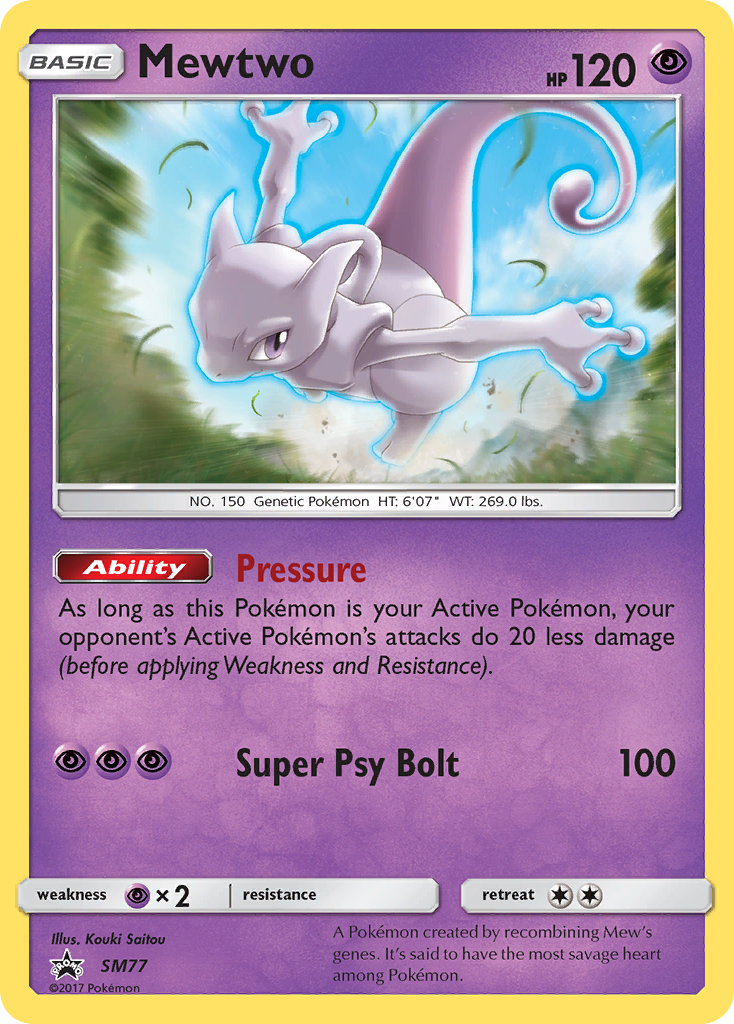 Mewtwo (SM77) [Sun & Moon: Black Star Promos] | Game Haven TX