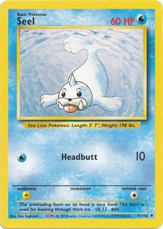 Seel (41/102) [Base Set Unlimited] | Game Haven TX