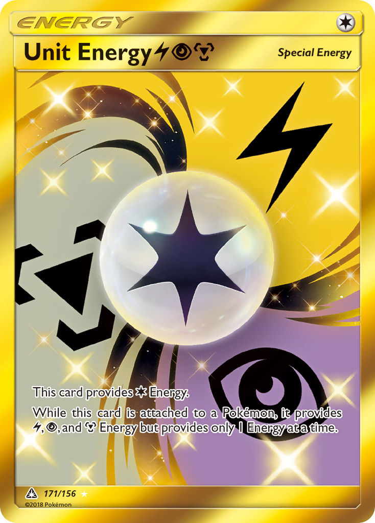 Unit Energy (171/156) (Lightning, Psychic, Metal) [Sun & Moon: Ultra Prism] | Game Haven TX