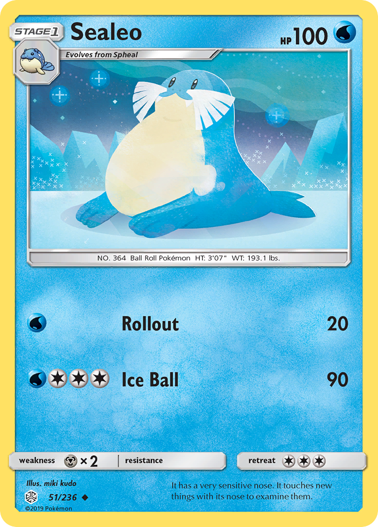 Sealeo (51/236) [Sun & Moon: Cosmic Eclipse] | Game Haven TX