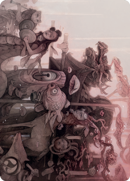 March of Burgeoning Life Art Card [Kamigawa: Neon Dynasty Art Series] | Game Haven TX