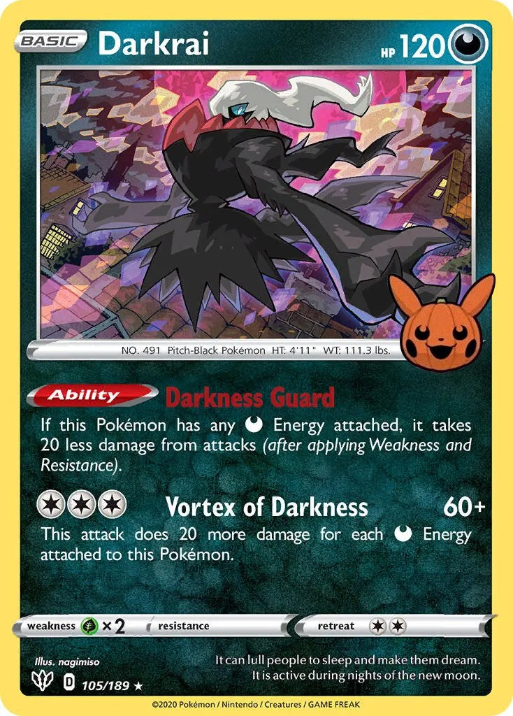 Darkrai (105/189) [Trick or Trade] | Game Haven TX