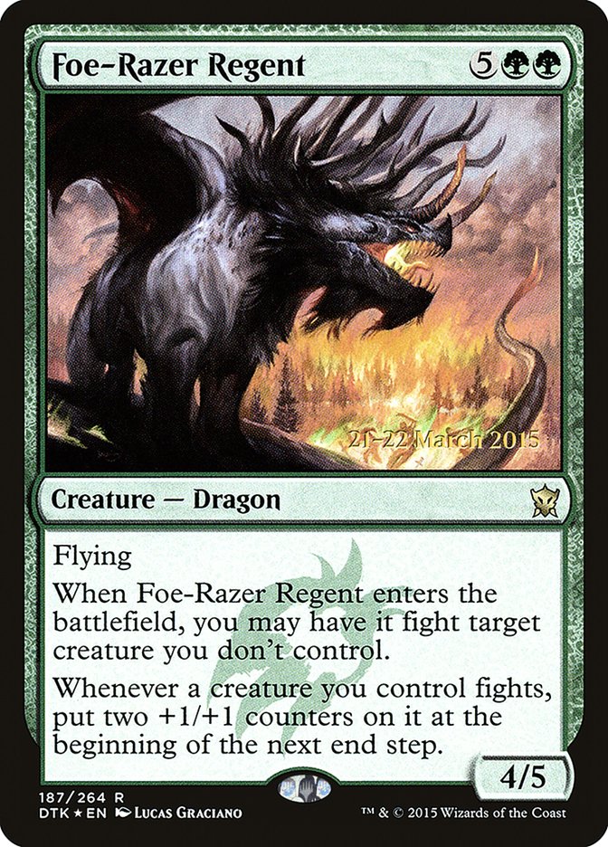 Foe-Razer Regent [Dragons of Tarkir Promos] | Game Haven TX