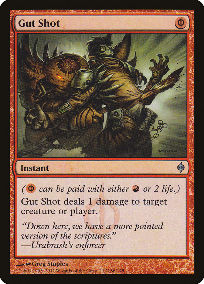 Gut Shot [New Phyrexia] | Game Haven TX