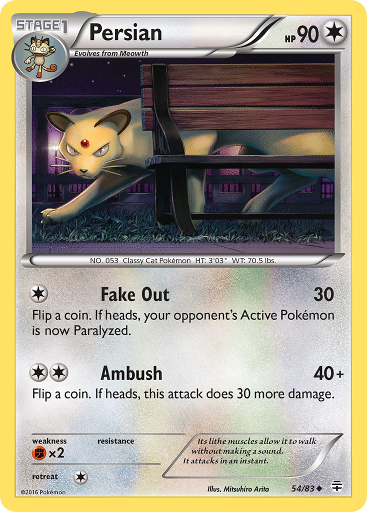 Persian (54/83) [XY: Generations] | Game Haven TX