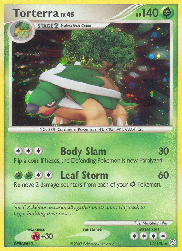 Torterra (17/130) [Diamond & Pearl: Base Set] | Game Haven TX