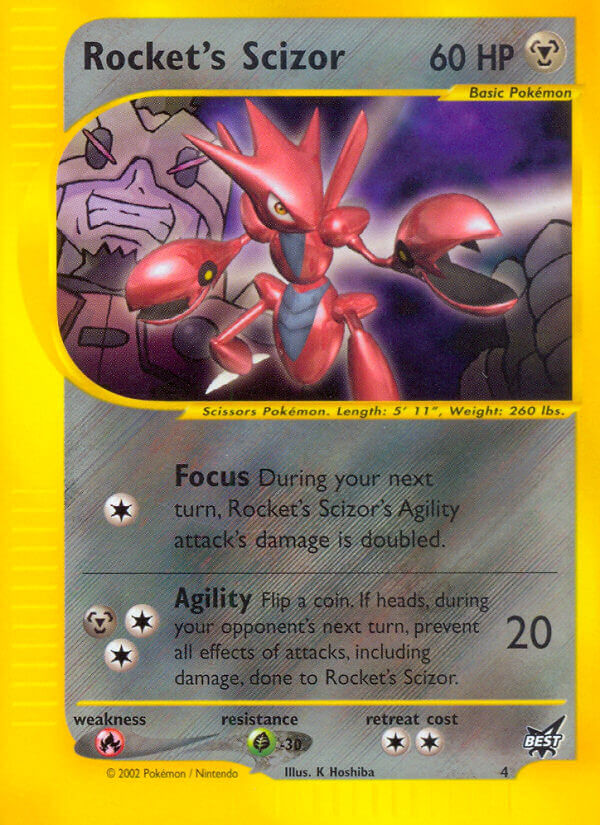 Rocket's Scizor (4) [Best of Promos] | Game Haven TX