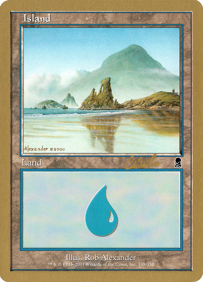 Island (cr338) (Carlos Romao) [World Championship Decks 2002] | Game Haven TX