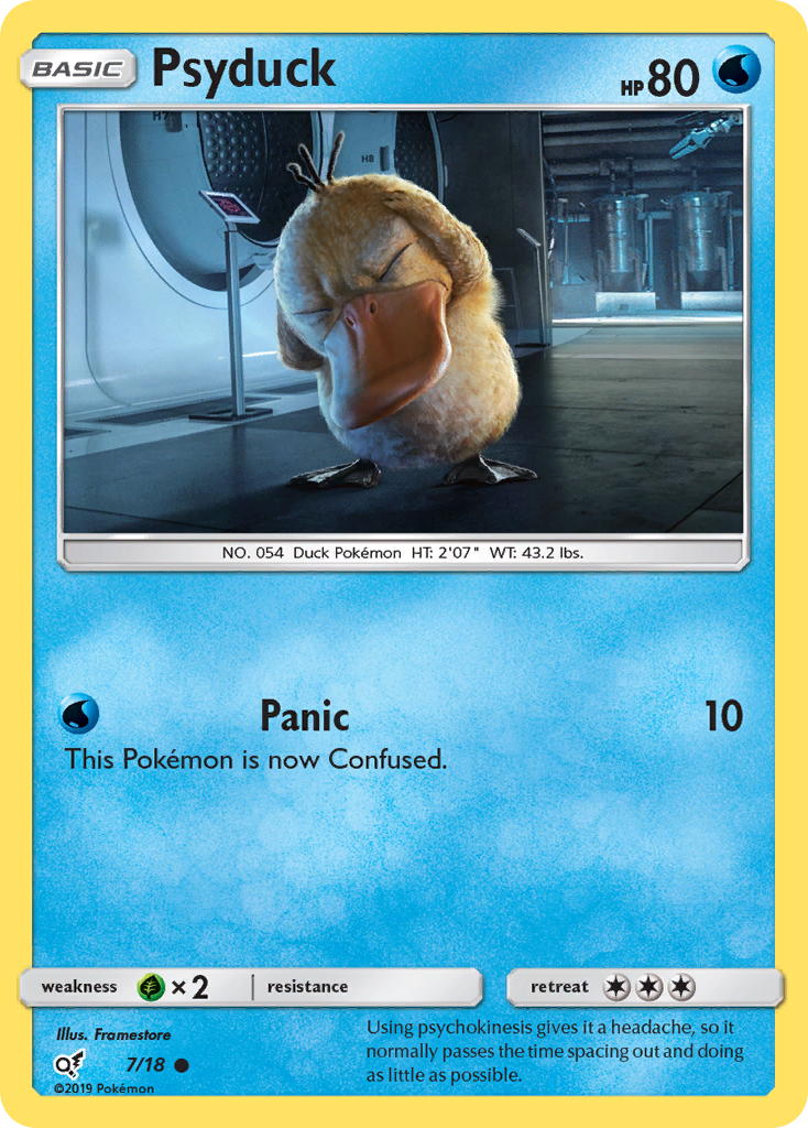 Psyduck (7/18) [Sun & Moon: Detective Pikachu] | Game Haven TX