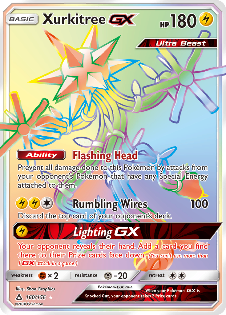 Xurkitree GX (160/156) [Sun & Moon: Ultra Prism] | Game Haven TX