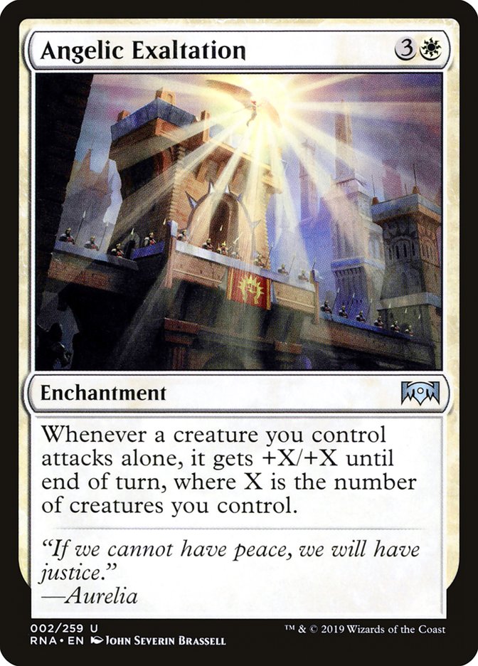 Angelic Exaltation [Ravnica Allegiance] | Game Haven TX