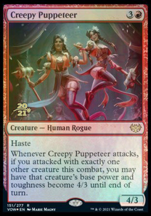 Creepy Puppeteer [Innistrad: Crimson Vow Prerelease Promos] | Game Haven TX