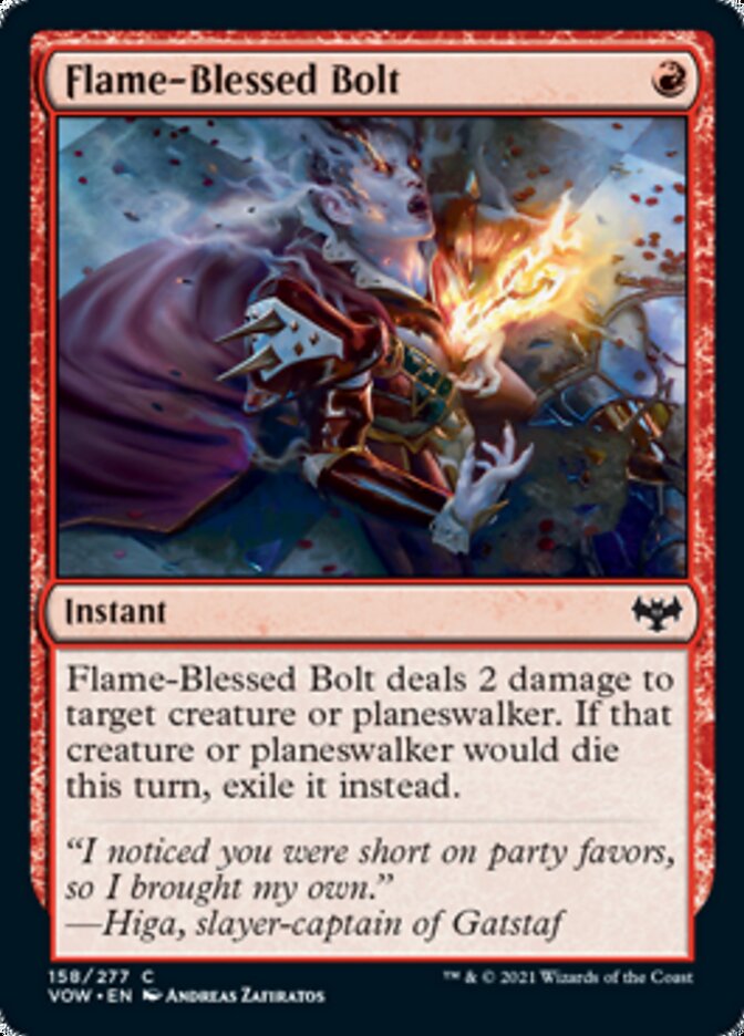 Flame-Blessed Bolt [Innistrad: Crimson Vow] | Game Haven TX