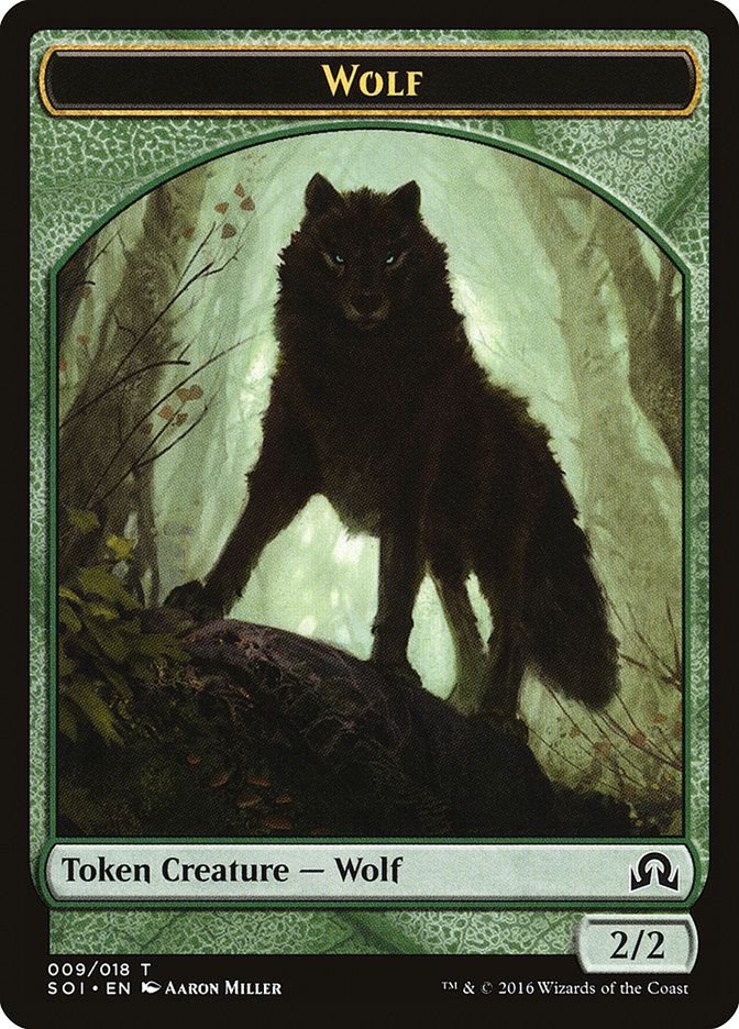 Wolf [Shadows over Innistrad Tokens] | Game Haven TX