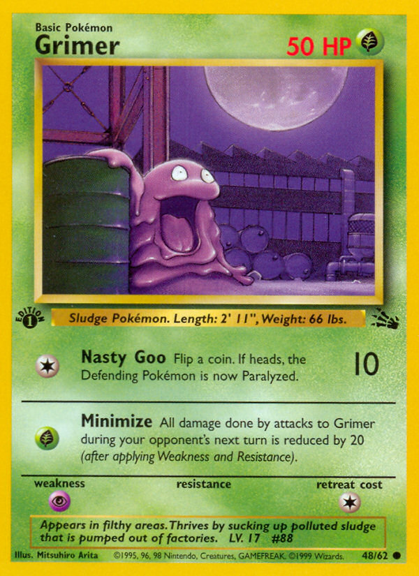 Grimer (48/62) [Fossil 1st Edition] | Game Haven TX