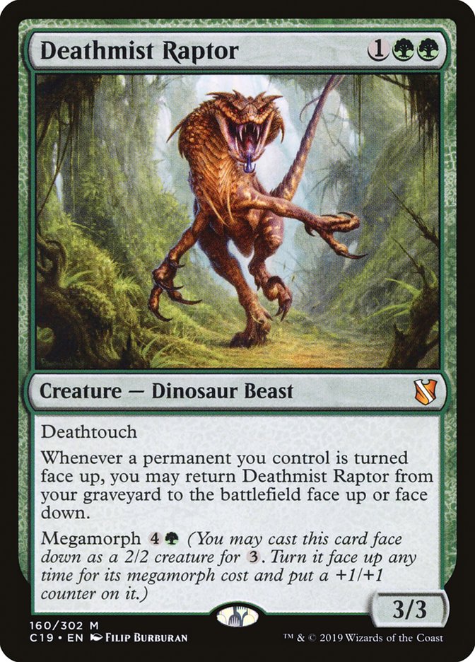 Deathmist Raptor [Commander 2019] | Game Haven TX