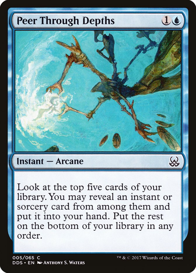 Peer Through Depths [Duel Decks: Mind vs. Might] | Game Haven TX