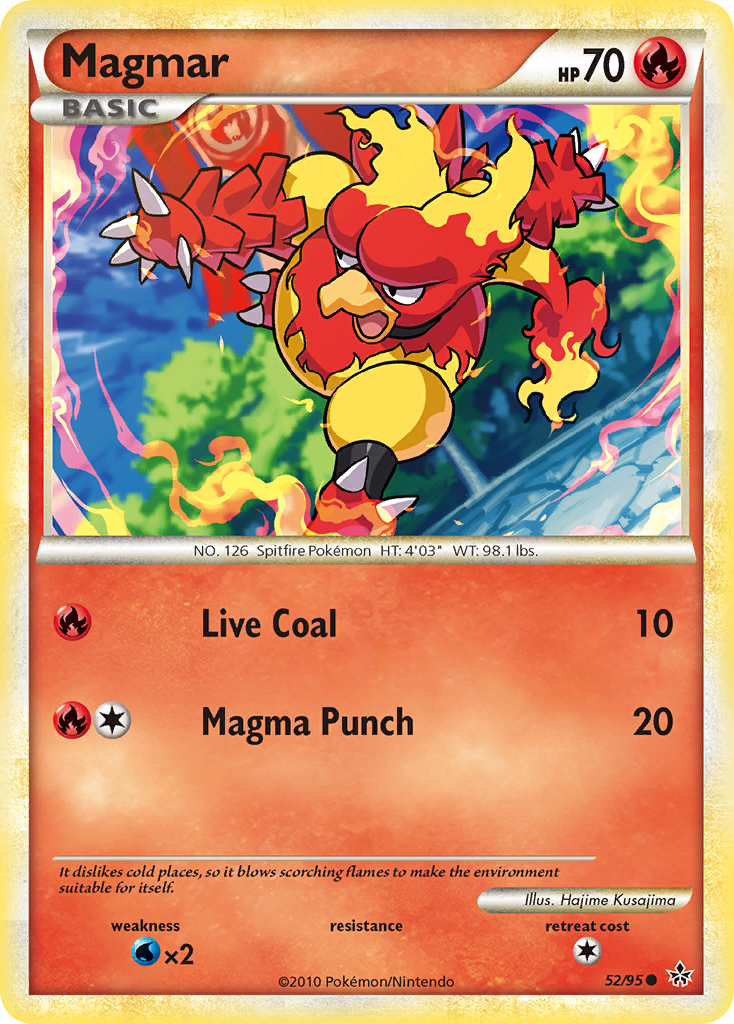 Magmar (52/95) [HeartGold & SoulSilver: Unleashed] | Game Haven TX