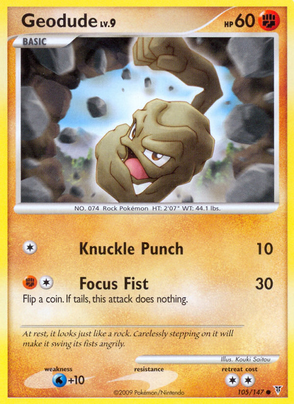 Geodude (105/147) [Platinum: Supreme Victors] | Game Haven TX
