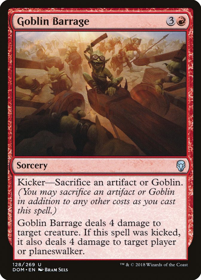 Goblin Barrage [Dominaria] | Game Haven TX
