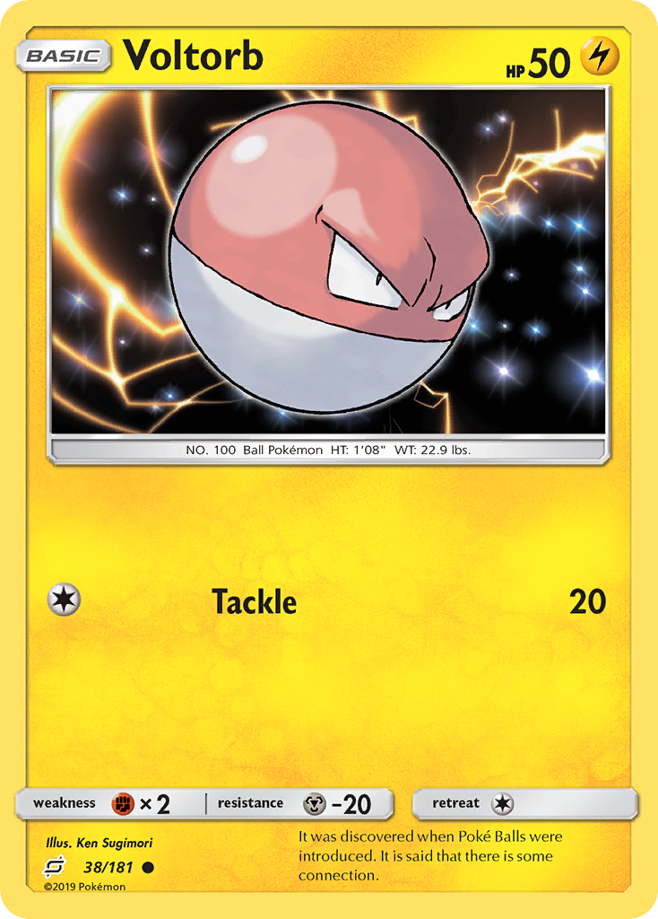 Voltorb (38/181) [Sun & Moon: Team Up] | Game Haven TX