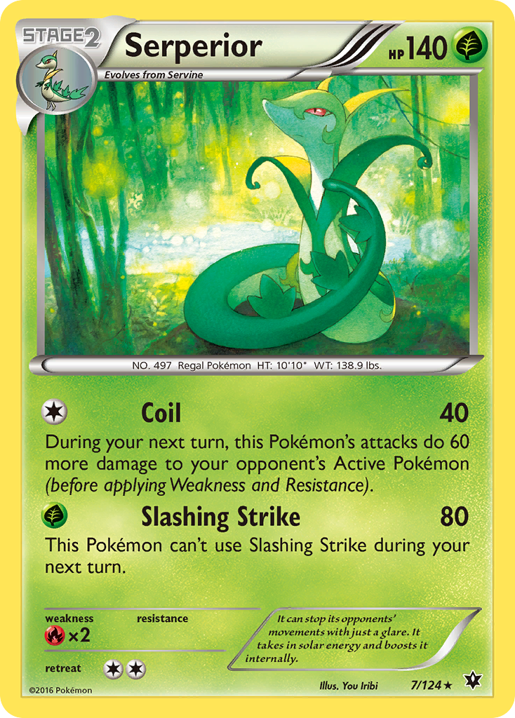 Serperior (7/124) [XY: Fates Collide] | Game Haven TX