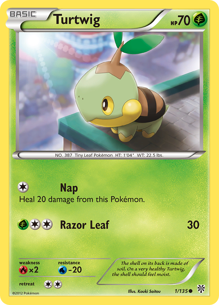 Turtwig (1/135) [Black & White: Plasma Storm] | Game Haven TX