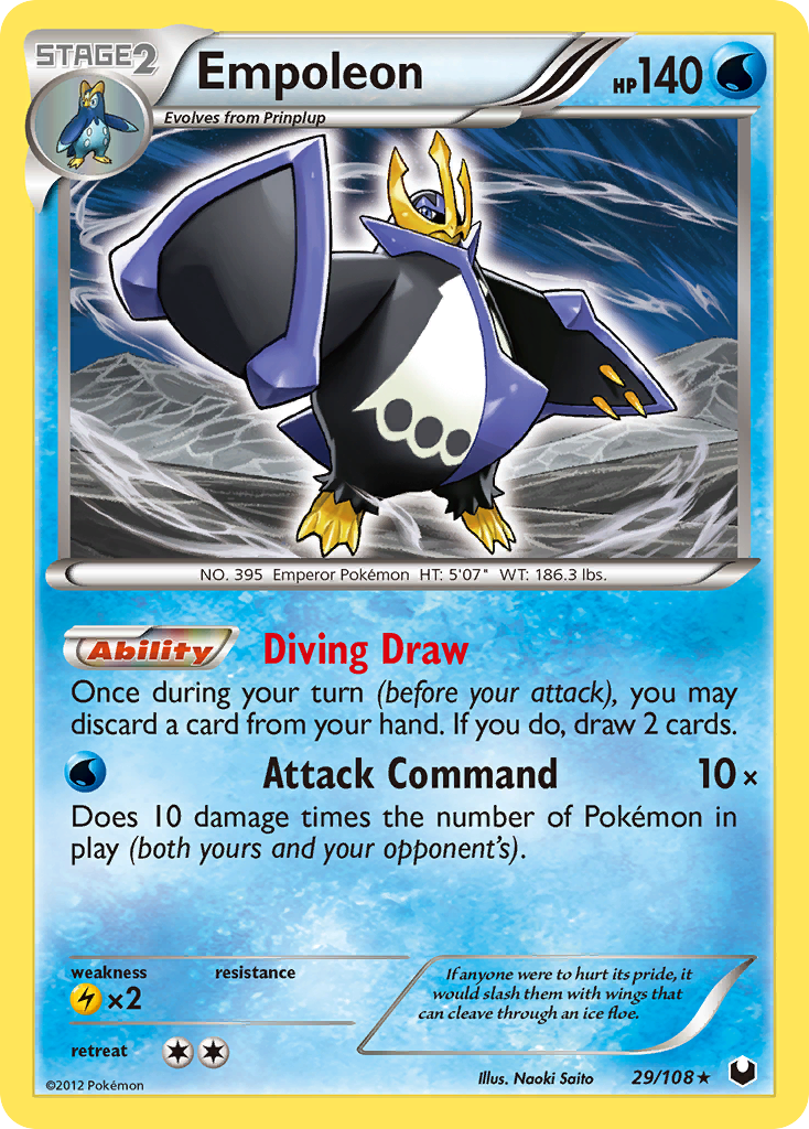 Empoleon (29/108) [Black & White: Dark Explorers] | Game Haven TX