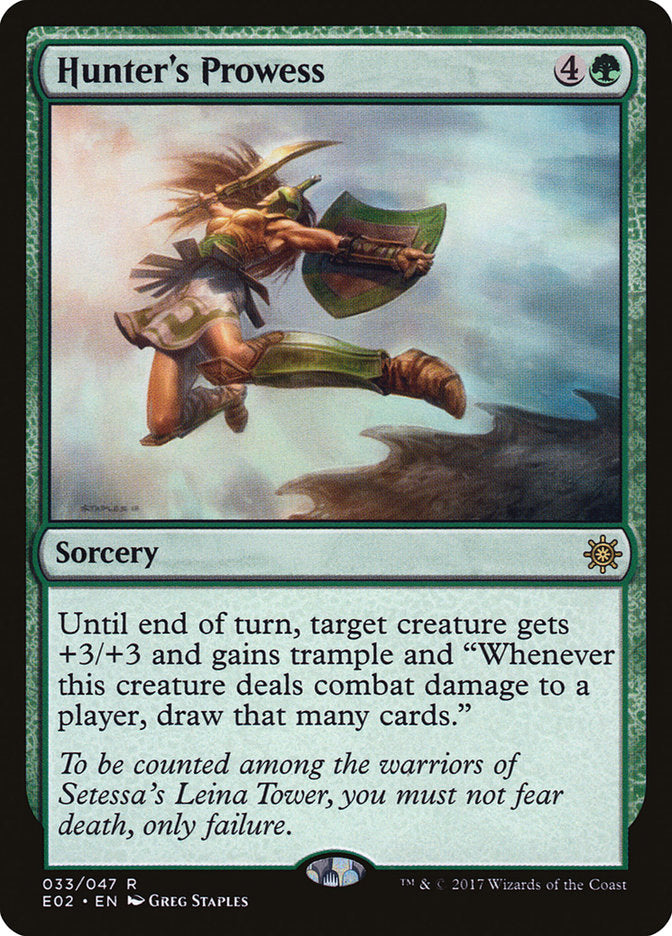 Hunter's Prowess [Explorers of Ixalan] | Game Haven TX