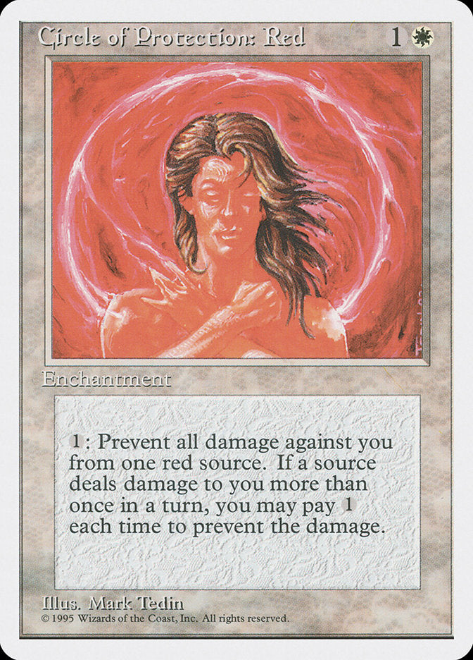 Circle of Protection: Red [Fourth Edition] | Game Haven TX