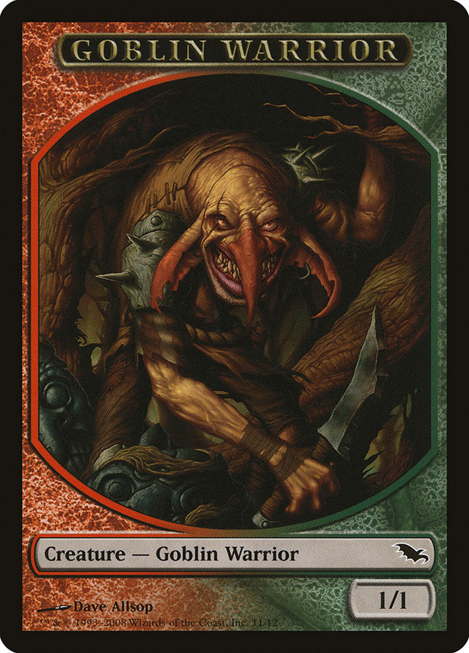 Goblin Warrior [Shadowmoor Tokens] | Game Haven TX