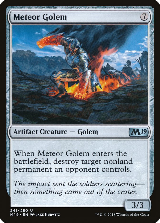 Meteor Golem [Core Set 2019] | Game Haven TX