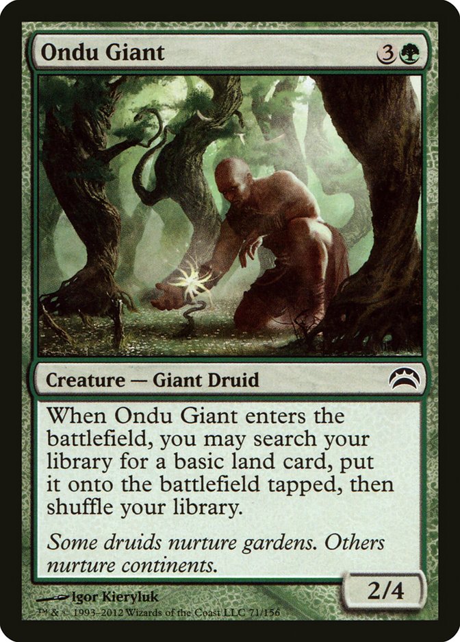 Ondu Giant [Planechase 2012] | Game Haven TX