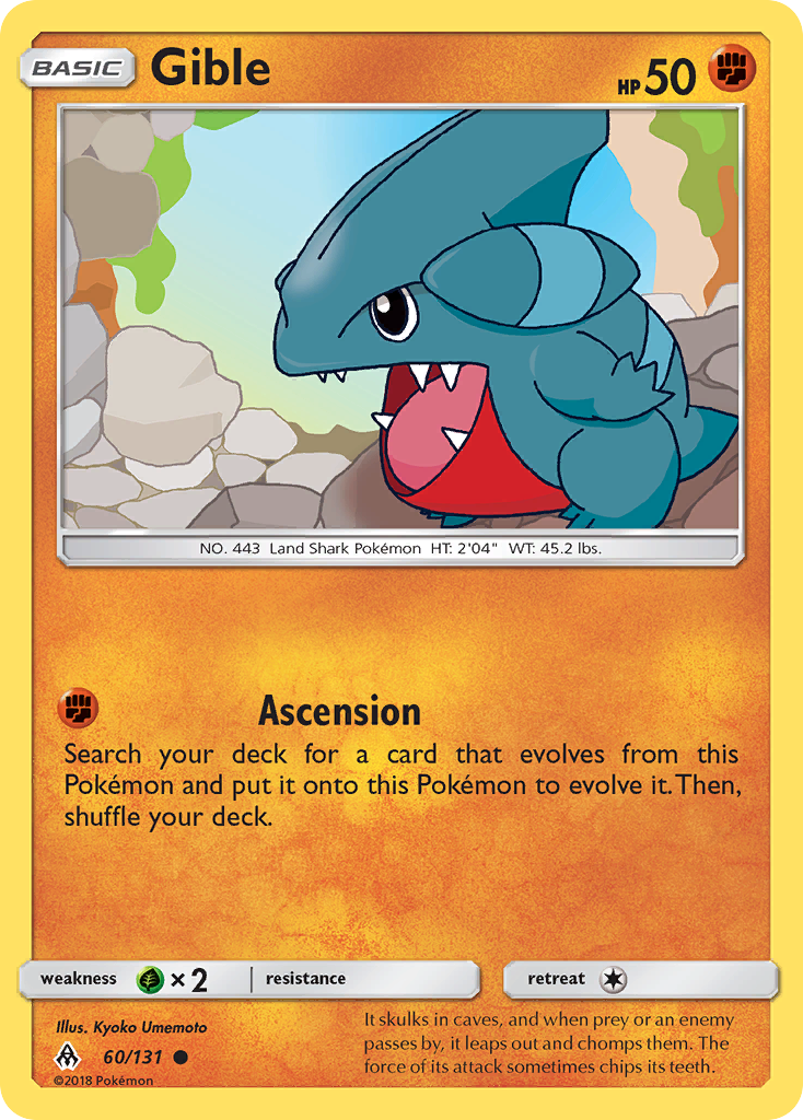 Gible (60/131) [Sun & Moon: Forbidden Light] | Game Haven TX