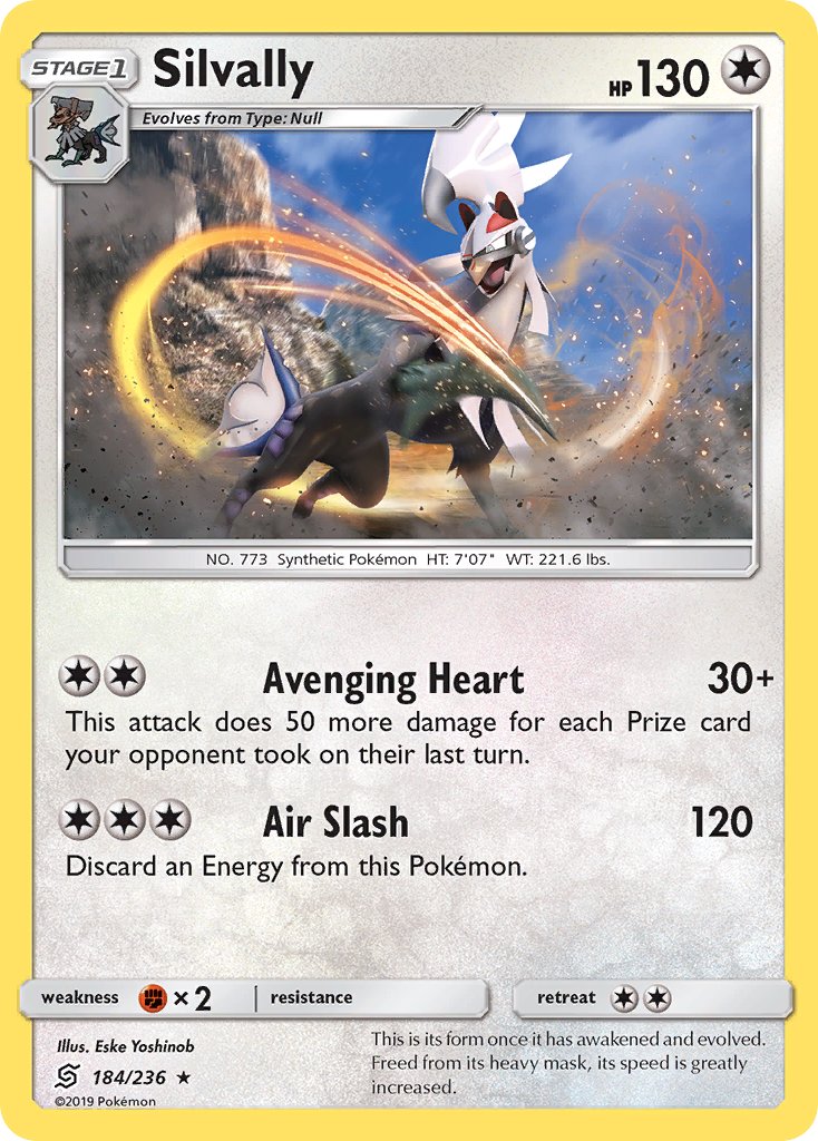 Silvally (184/236) (Theme Deck Exclusive) [Sun & Moon: Unified Minds] | Game Haven TX