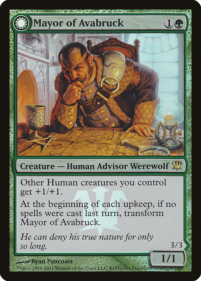 Mayor of Avabruck // Howlpack Alpha [Innistrad Promos] | Game Haven TX