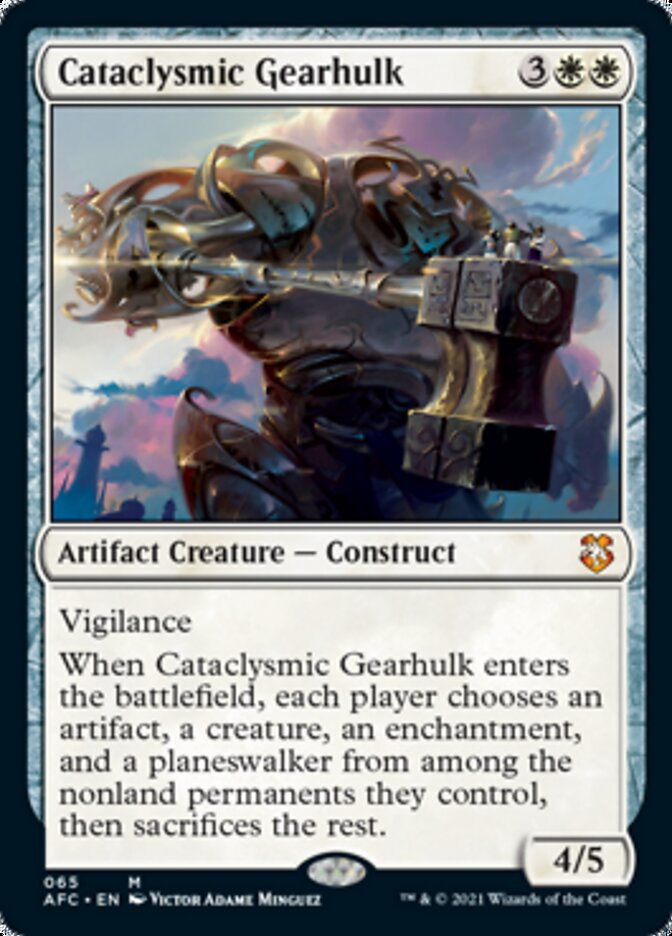 Cataclysmic Gearhulk [Dungeons & Dragons: Adventures in the Forgotten Realms Commander] | Game Haven TX