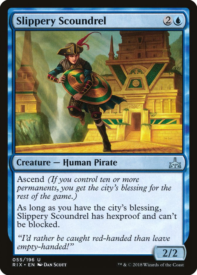 Slippery Scoundrel [Rivals of Ixalan] | Game Haven TX