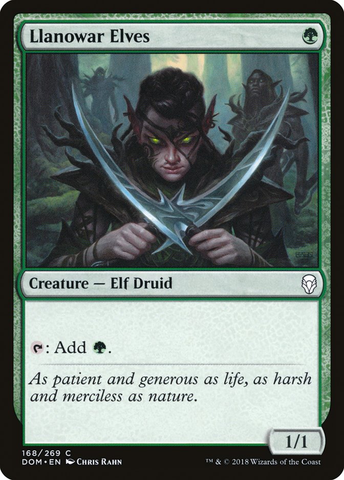 Llanowar Elves [Dominaria] | Game Haven TX