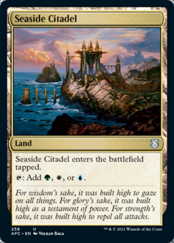 Seaside Citadel [Dungeons & Dragons: Adventures in the Forgotten Realms Commander] | Game Haven TX