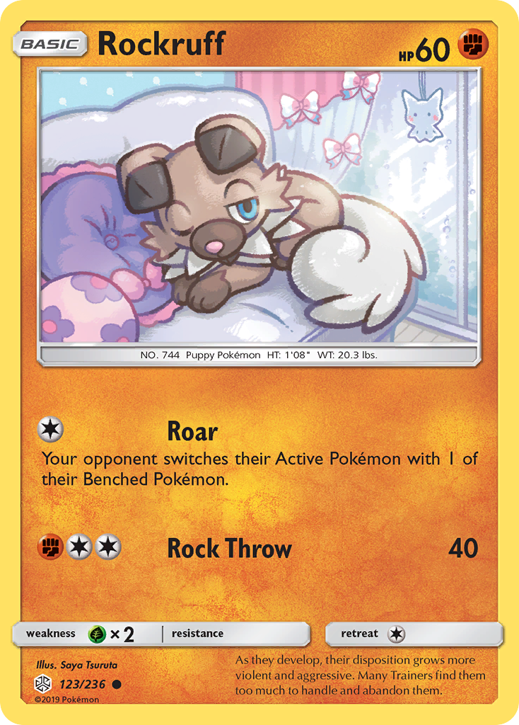 Rockruff (123/236) [Sun & Moon: Cosmic Eclipse] | Game Haven TX