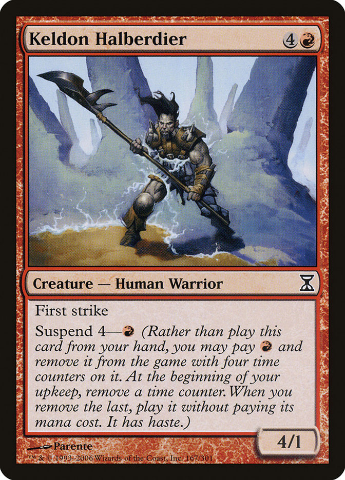Keldon Halberdier [Time Spiral] | Game Haven TX