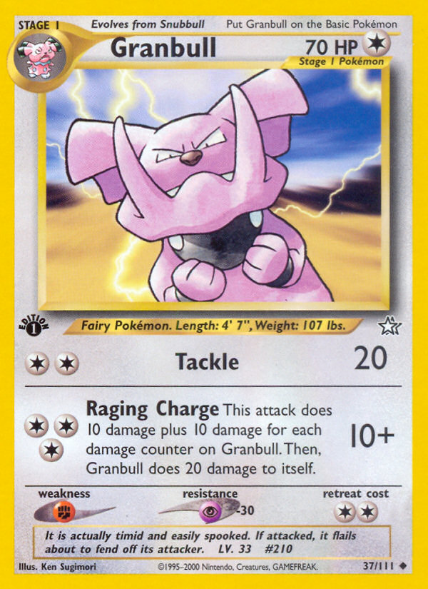 Granbull (37/111) [Neo Genesis 1st Edition] | Game Haven TX