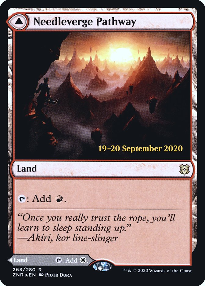 Needleverge Pathway // Pillarverge Pathway [Zendikar Rising Promos] | Game Haven TX
