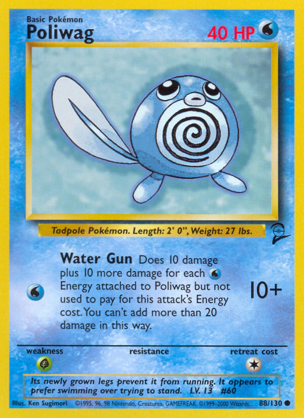 Poliwag (88/130) [Base Set 2] | Game Haven TX