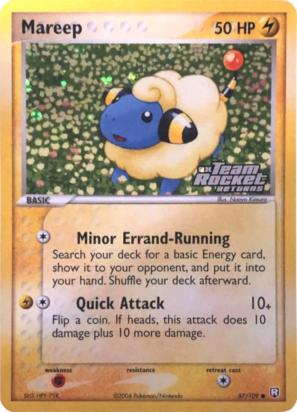 Mareep (67/109) (Stamped) [EX: Team Rocket Returns] | Game Haven TX